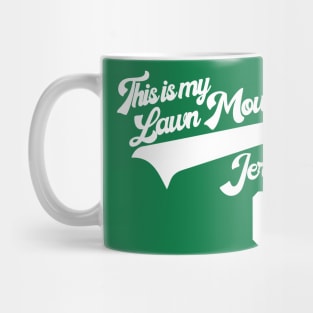 This is My Lawn Mowing Jersey Dad Shirt Mug